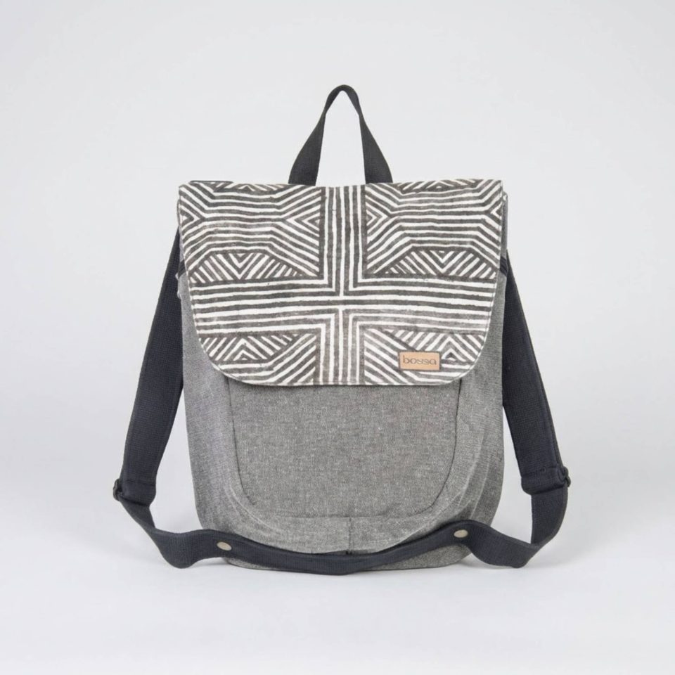 Du Origens Grey Xikrin Shoulder Bag