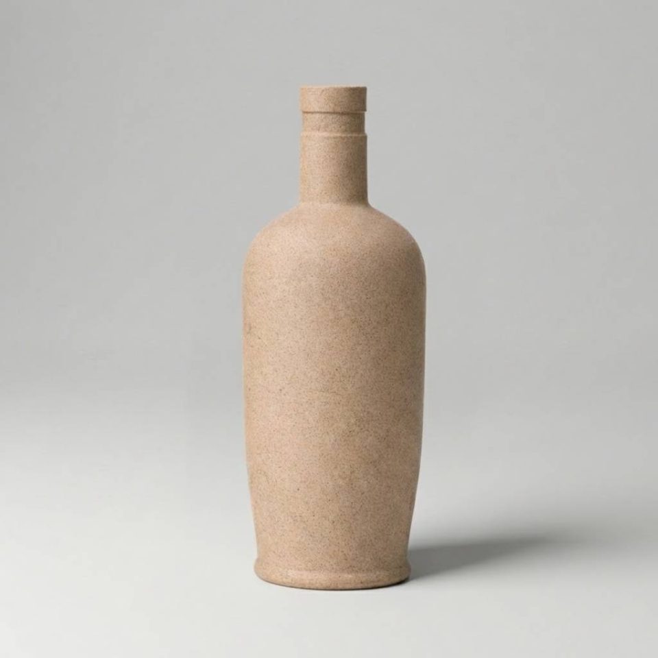 Greek Mediterranean Ceramic Bottle