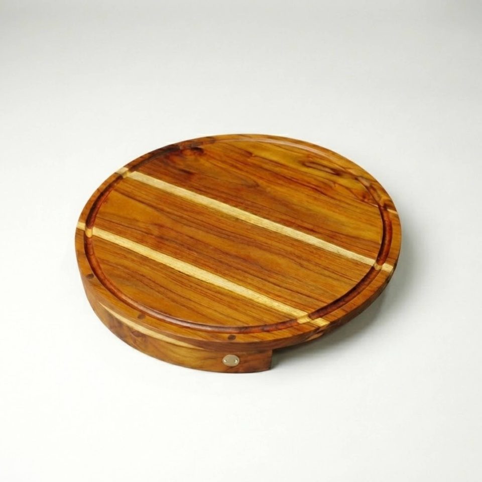 Iglu Large Teak Wood Gourmet Cutting Board