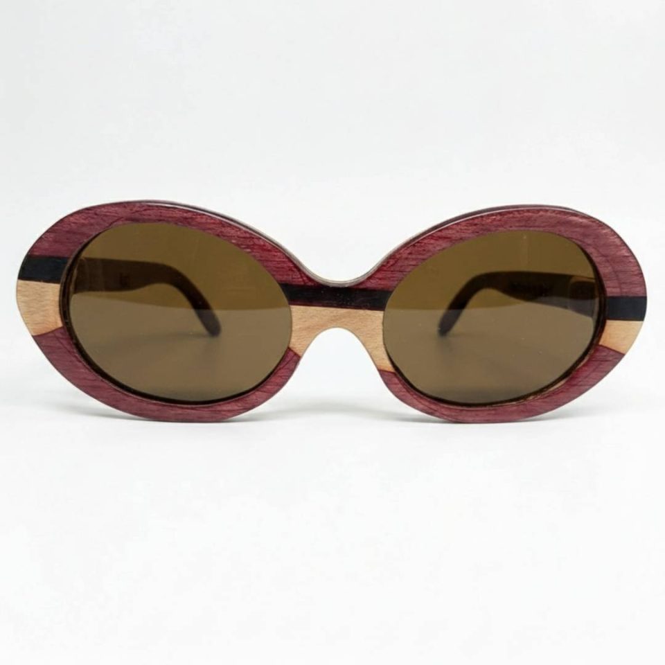 Kurt Bold Wooden Inlay Sunglasses
