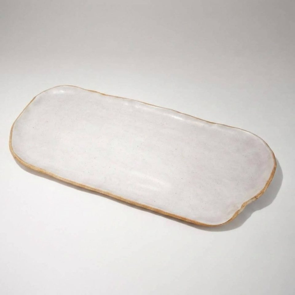 Large Pacific Boat Ceramic Tray - L