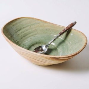 Large Represa Salad Bowl - L - Aqua Green