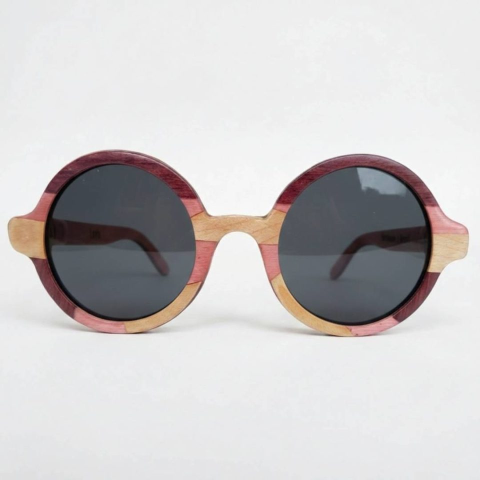 Layla Signature Wood Inlay Sunglasses