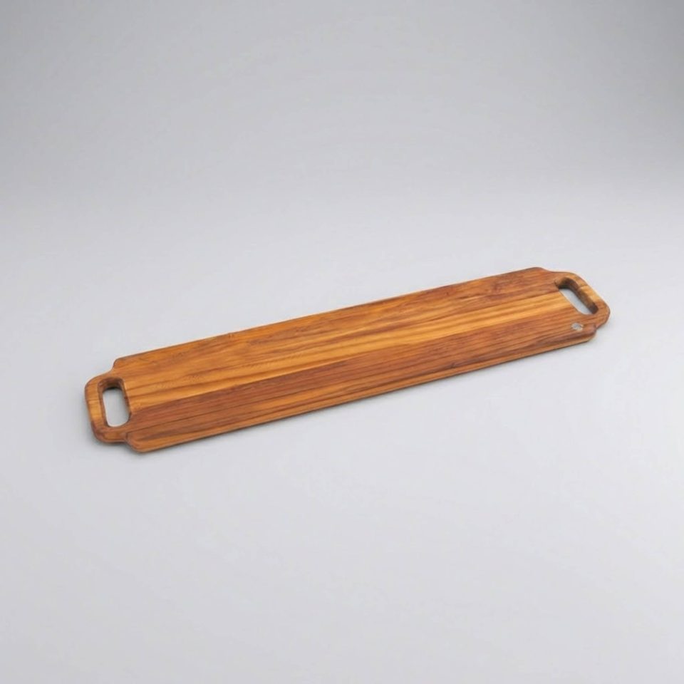 Lorena Large Teak Wood Serving Board - 100cm