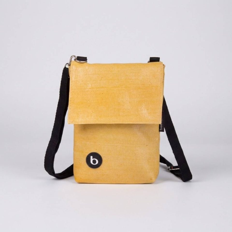Mini Ka Yellow Urucum Crossbody Bag