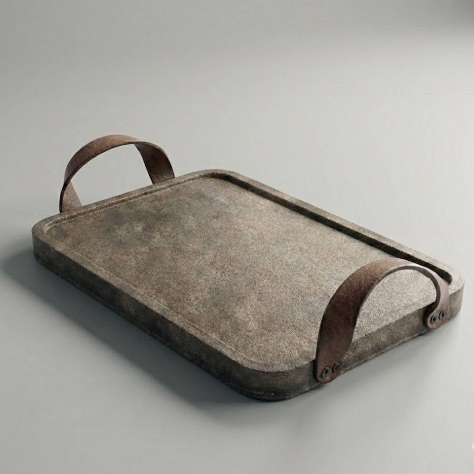 Small Decaf&eacute; Luxury Serving Tray