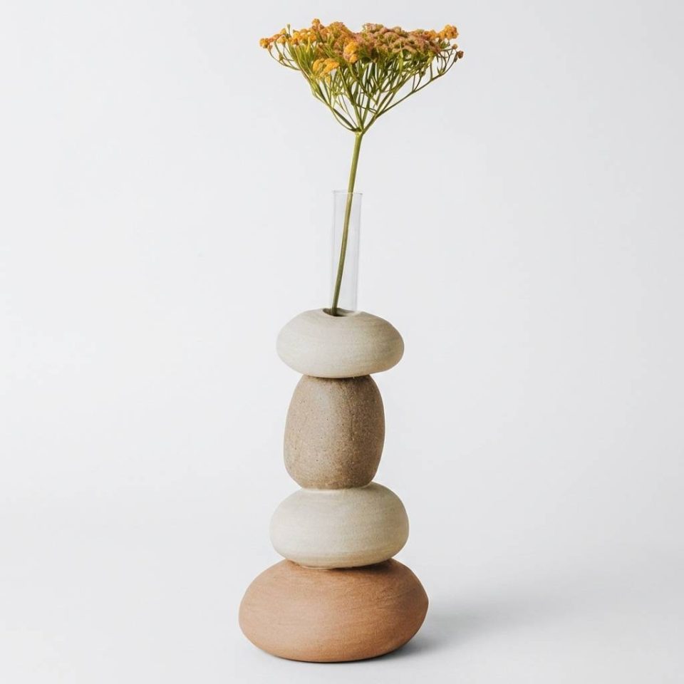 Small Ceramic Stone Quartet