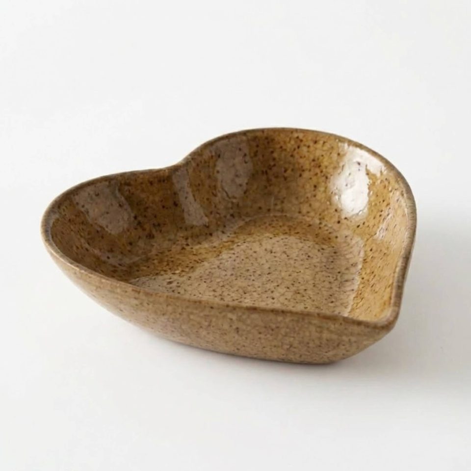 Small Heart Ceramic Bowl - S