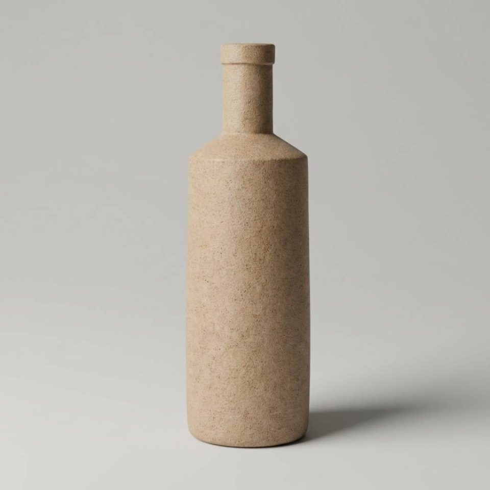 Vertentes Large Ceramic Bottle