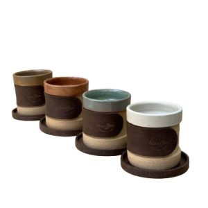 Set of 4 Sustainable Espresso Cups