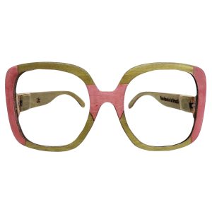 Liz Minimalist Wood Inlay Eyewear