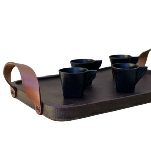 Coffee Sharing Gift Set - Tray & Cups