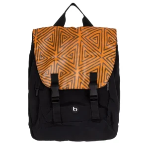 Simca Xipaya Black & Urucum Yellow Backpack