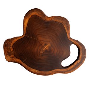 Single Handle Artisan Teak Bread Board
