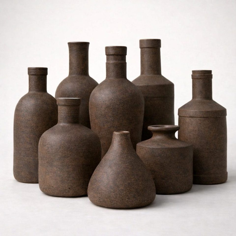 Envase Rustic 8-Piece Set - Brown