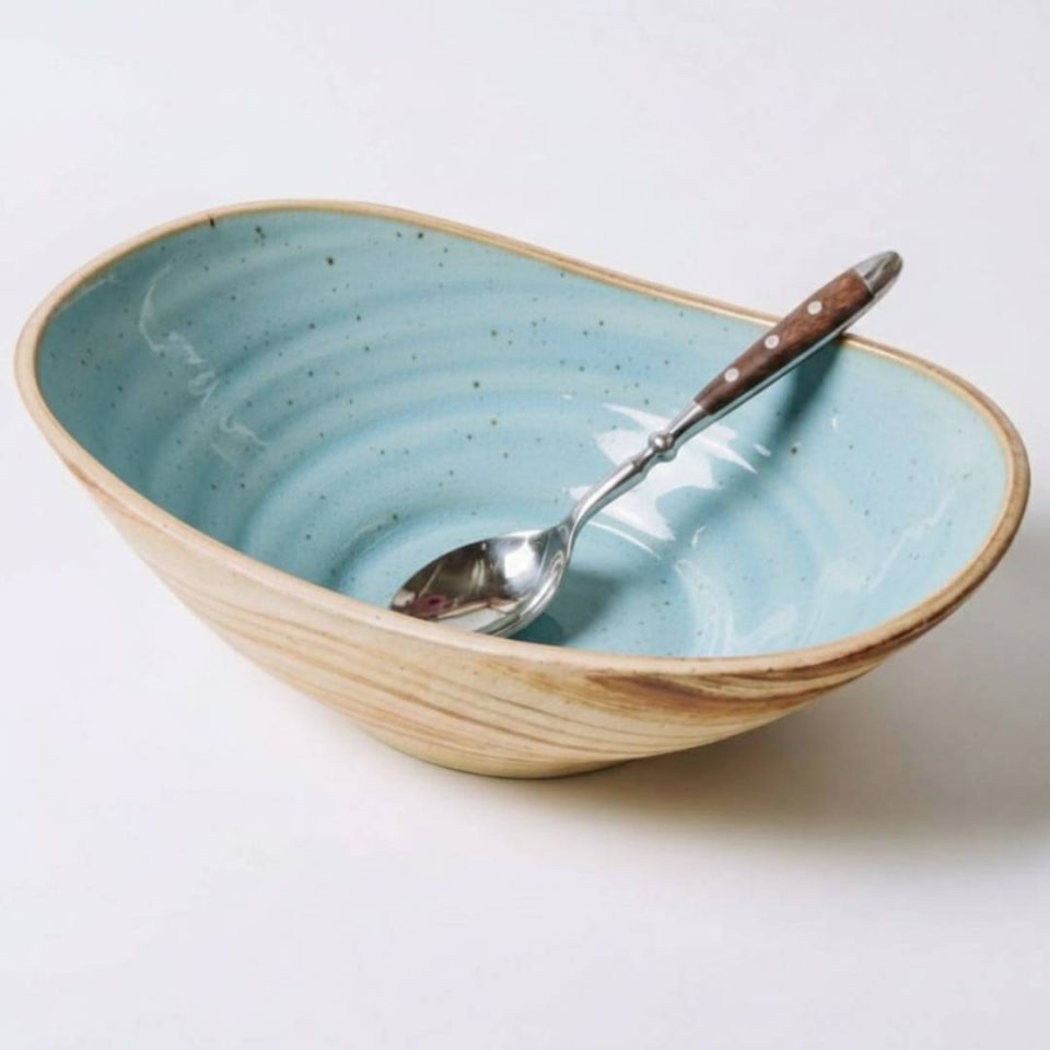 Large Represa Salad Bowl - L - Light Blue