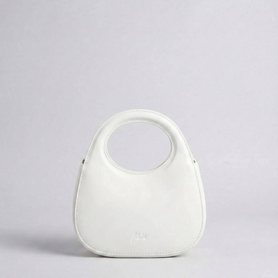 Mini Leonia Cactus White Bag