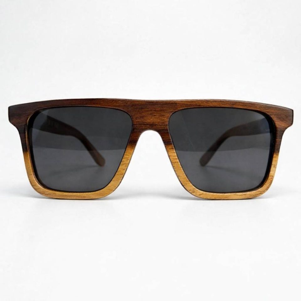 Sanchez Wood Sunglasses - Brown
